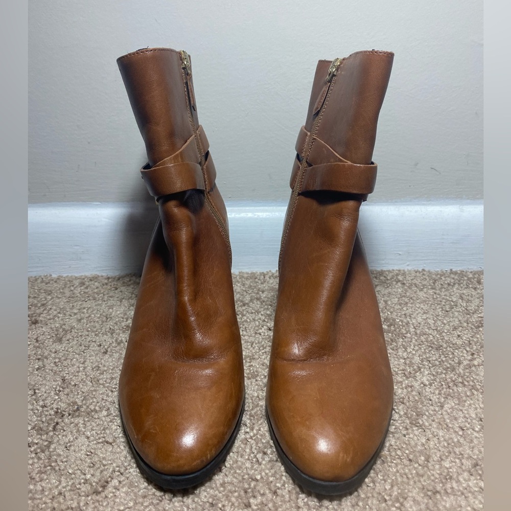 Anthropology + Grigiarancio Made in Italy 🇮🇹leather boots Women /Brown size 37